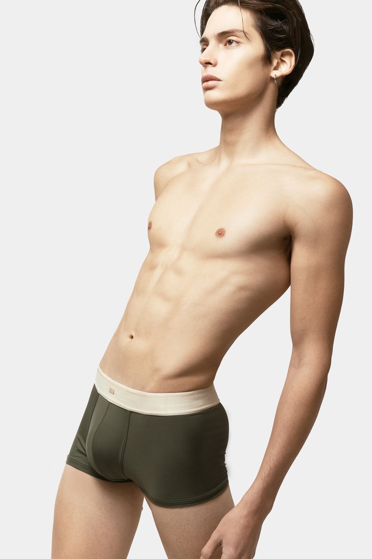 키세 언더웨어(QISE UNDERWEAR) 에덴 브리프 카키