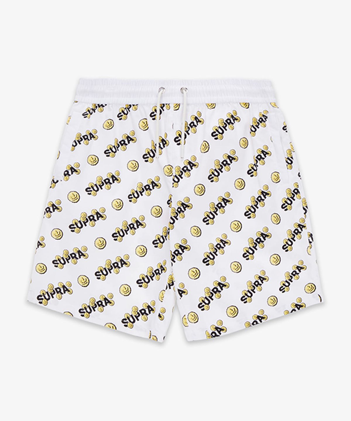 수프라(SUPRA) COIN MONOGRAM SHORTS WHITE