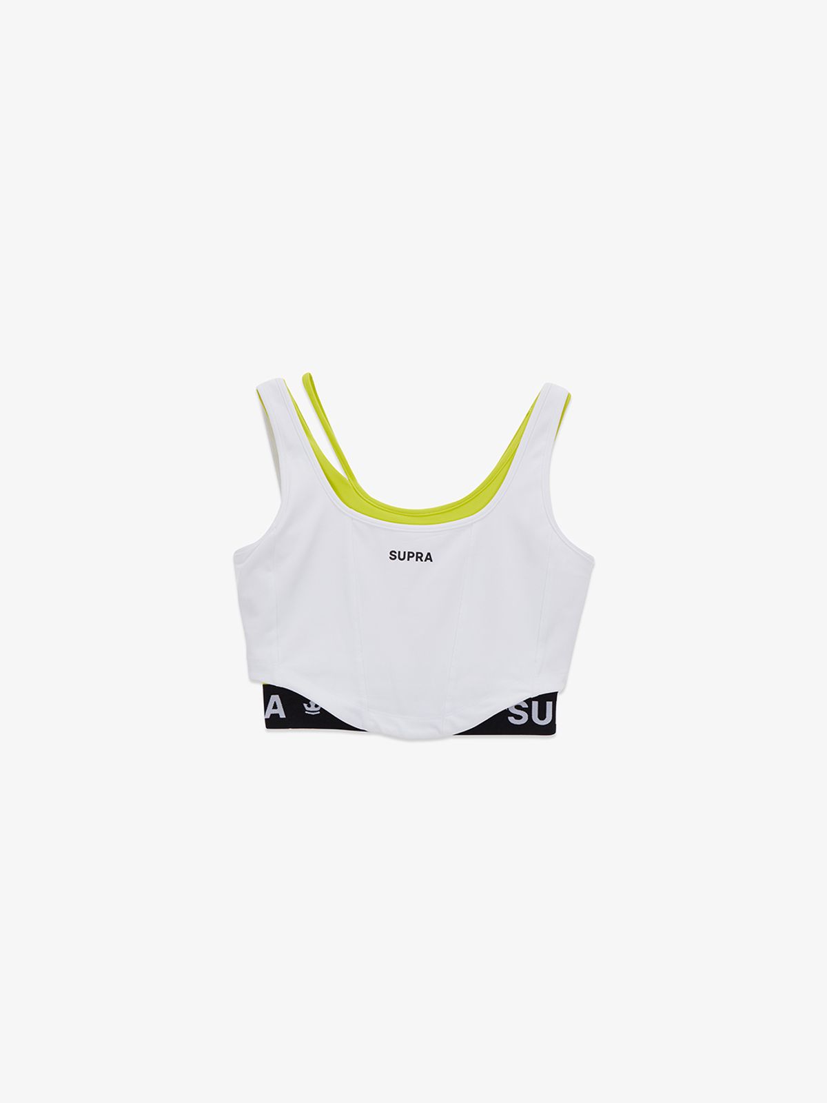 수프라(SUPRA) 로고 우먼스 레이어드 브라탑