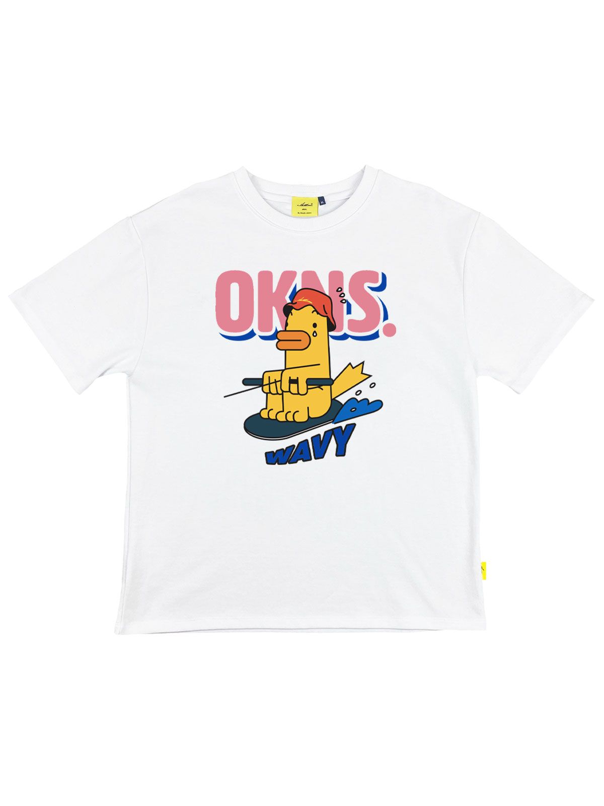 오켄스 서울(OKENS SEOUL) [Season 01 Drop no.02]퓨리서울 퓨리버드 웨이비 티셔츠 화이트(2022)