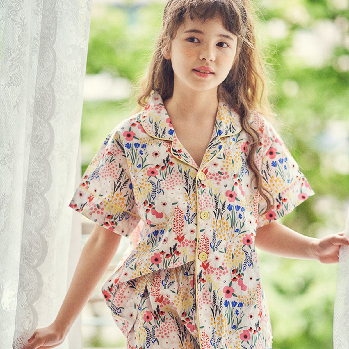 이루시다(IRUSIDA) [K] Pure cotton spring set children pajamas