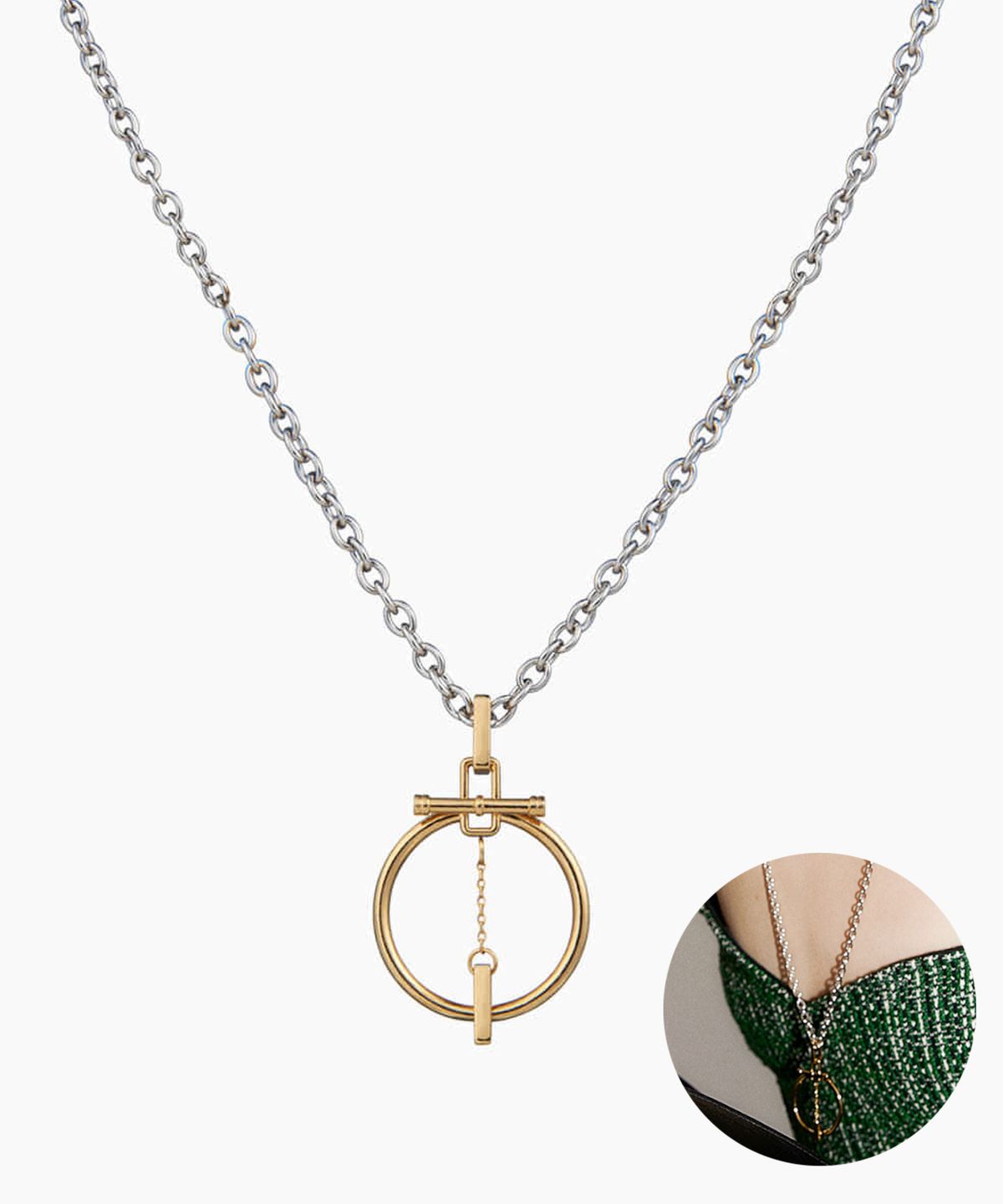 일레란느(ILLE LAN) Mixed Combi Necklace
