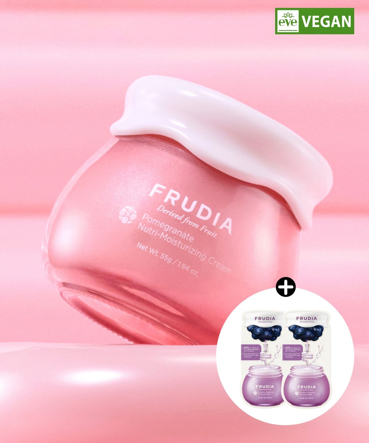 후르디아(FRUDIA) [탄력콜라겐] 석류 모이스처라이징 크림 (+파우치크림 증정)