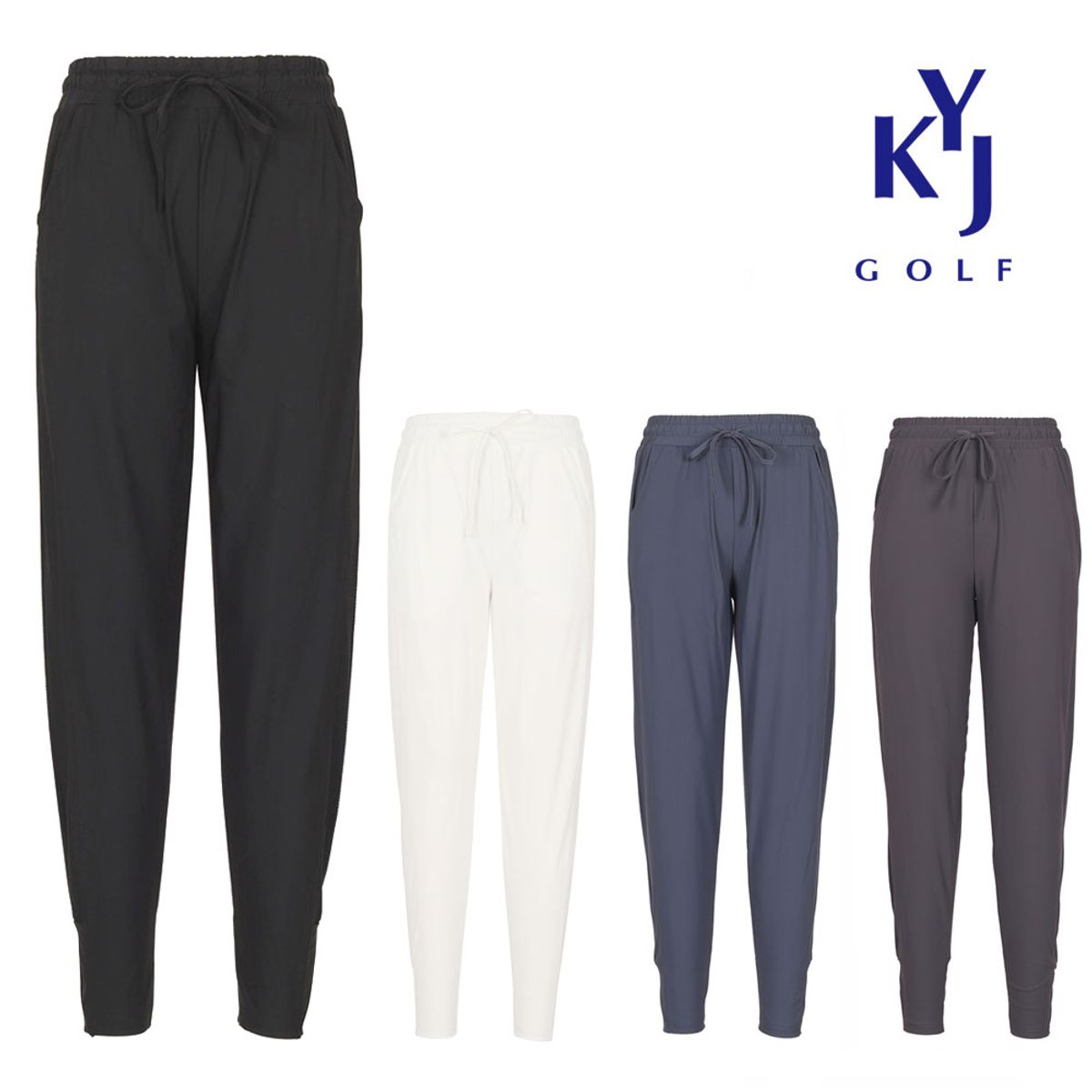 김영주 골프(KIM YOUNG JOO GOLF) 여름 여성 아이스쿨 조거팬츠 KMMLSL92