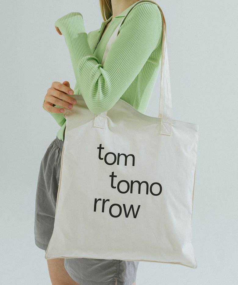 wave logo bag [ivory]