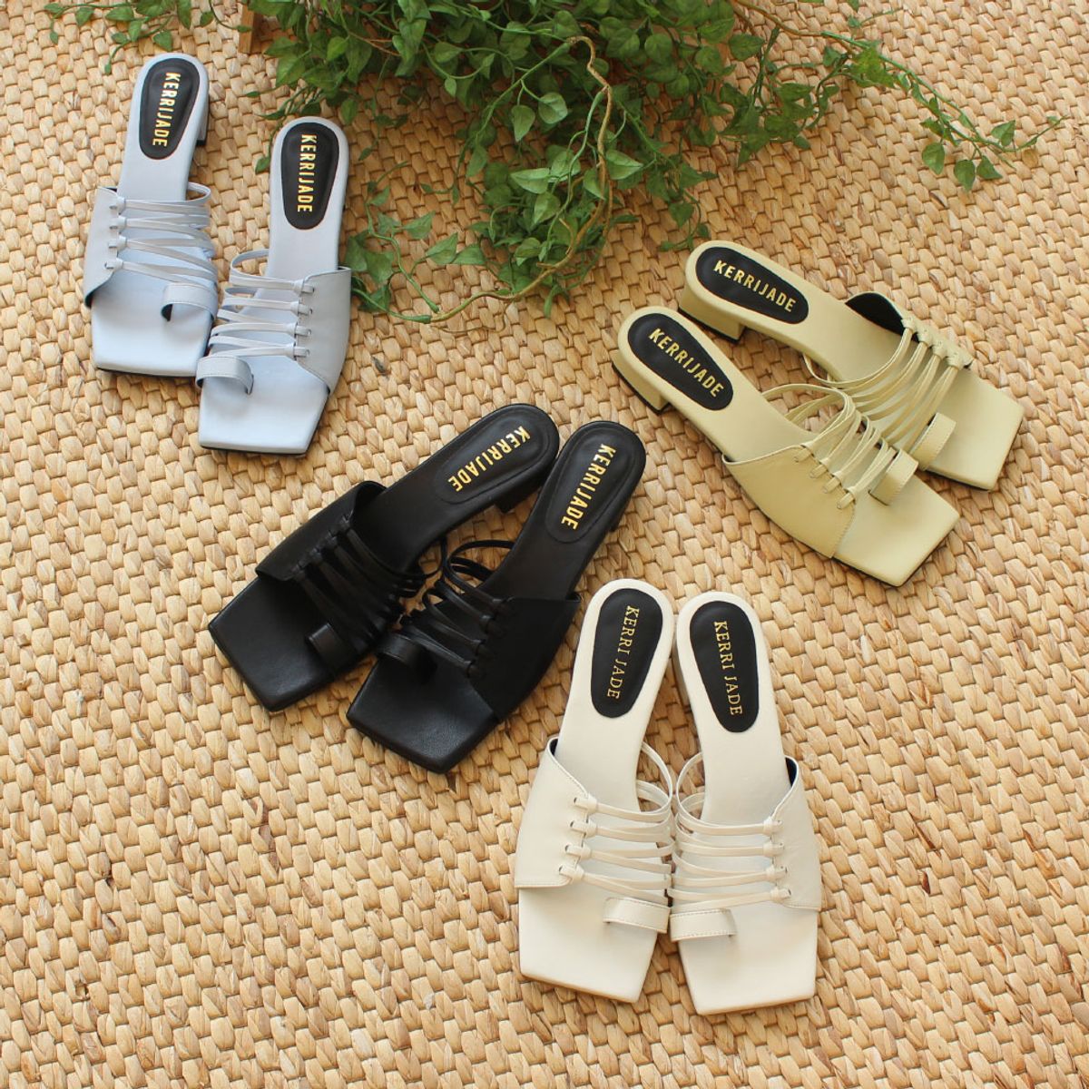 케리제이드(KERRIJADE) Innercomb Flip-flop Mule_4color