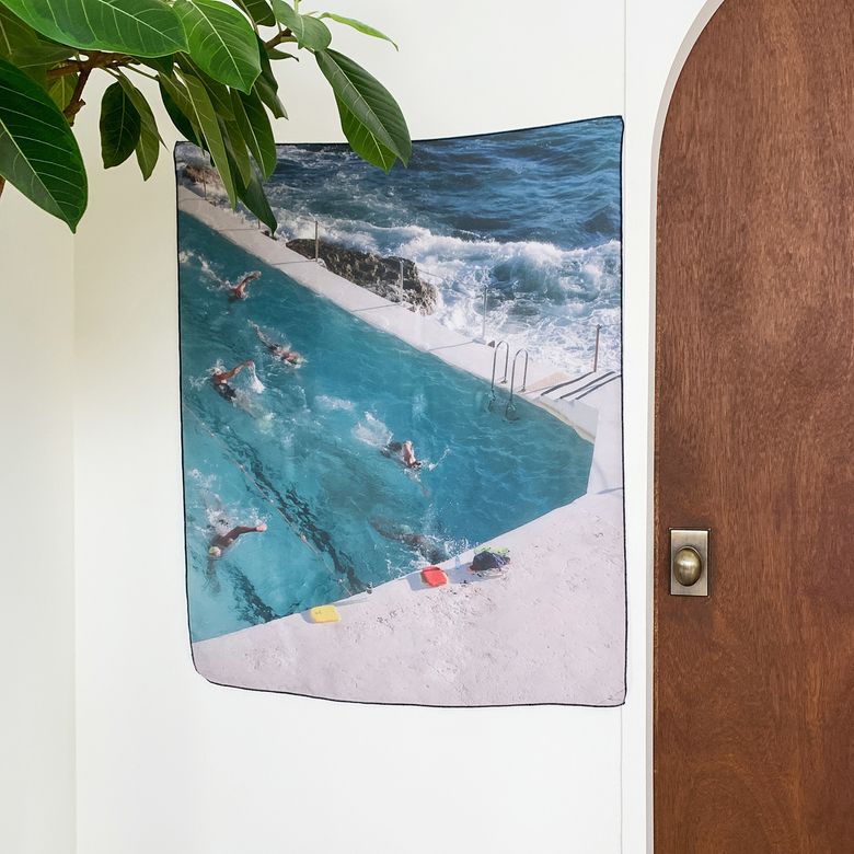 느긋한 오후의 기록 인테리어 패브릭 쉬폰 포스터  / 96번 Bondi Beach Australia #2(74-90cm)