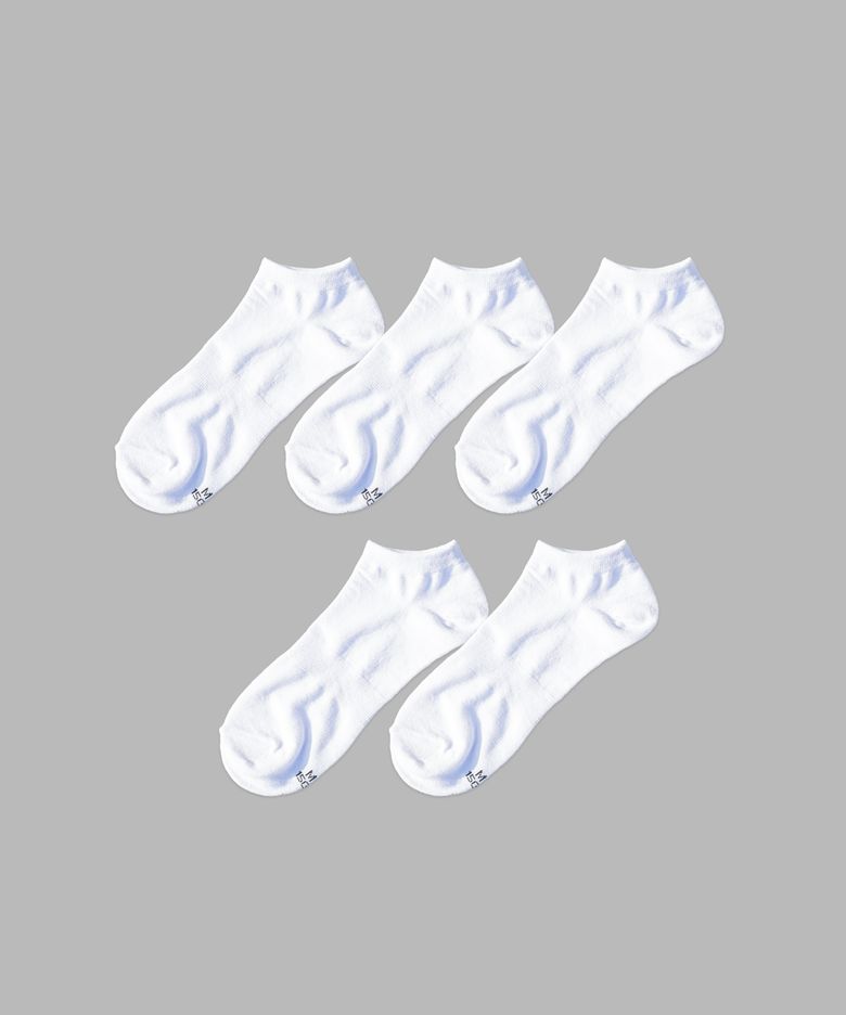 [5PACK] 1507 쿨맥스 스니커즈 삭스 _ 스노우화이트