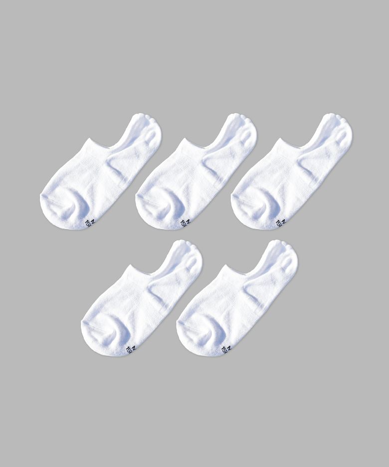 [5PACK] 1507 쿨맥스 히든 삭스 _ 스노우화이트