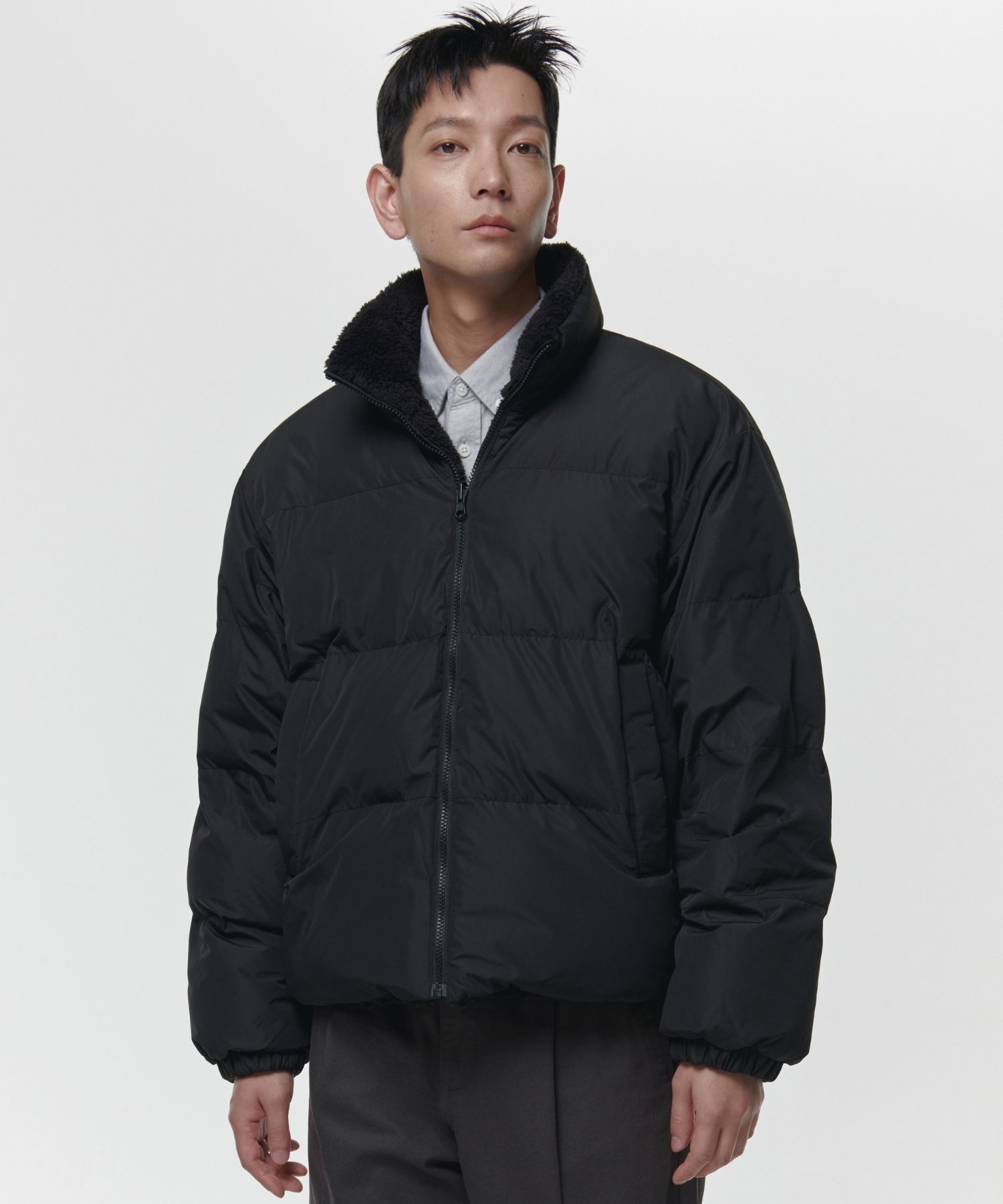 MUSINSA | MUSINSA STANDARD Daily Puffer Reversible Fleece