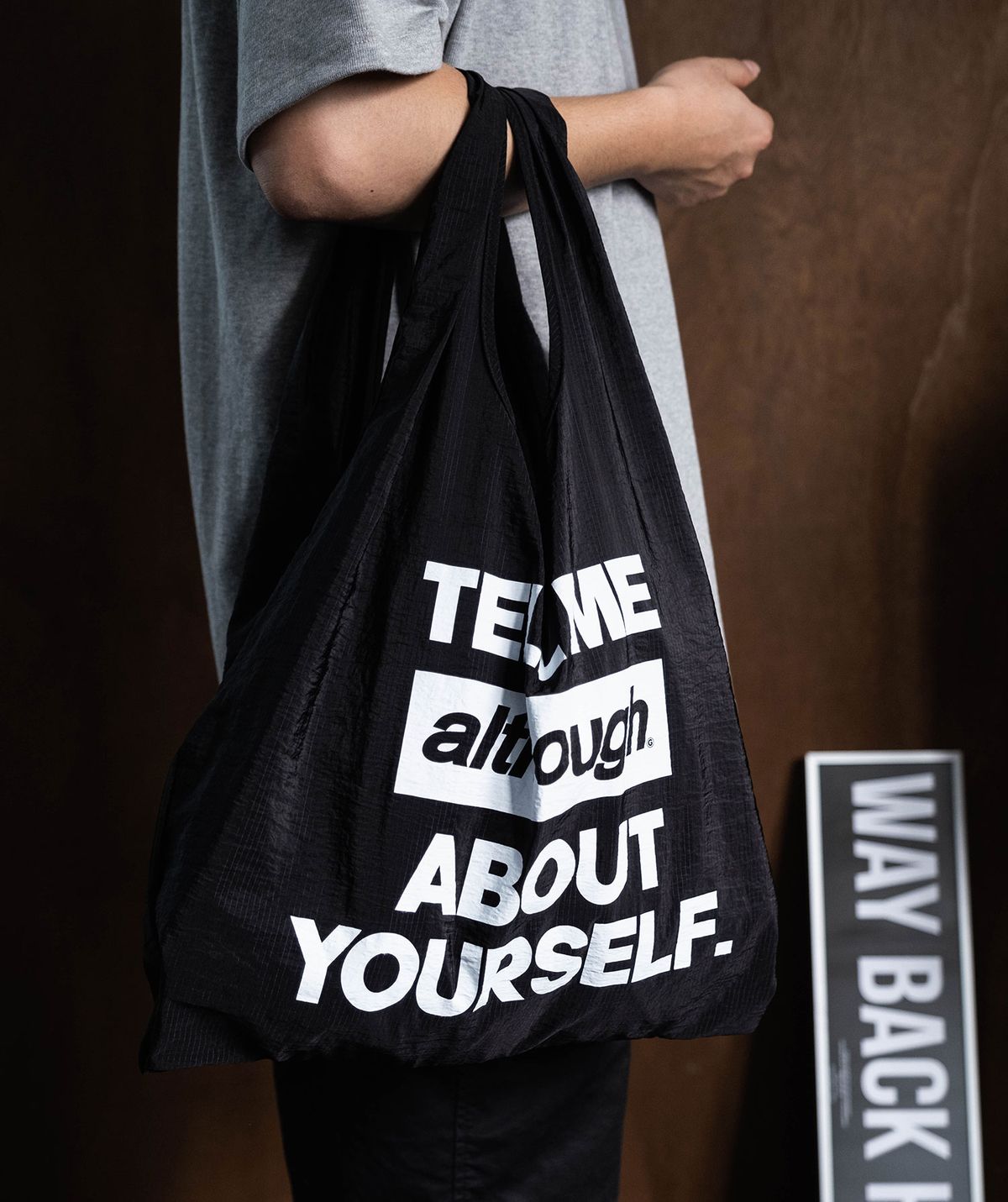 올도우(ALTHOUGH) ALTHOUGH MARKET BAG - BLACK