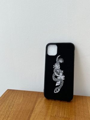 [패브릭 자수 케이스]Snake