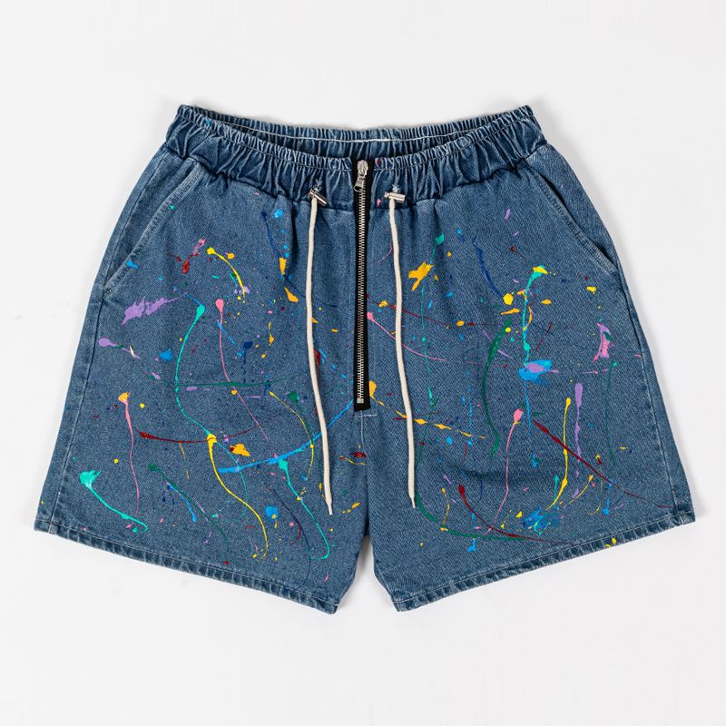 MUSINSA公式 | STRIKE Graffiti Art Denim Shorts (RELAX)