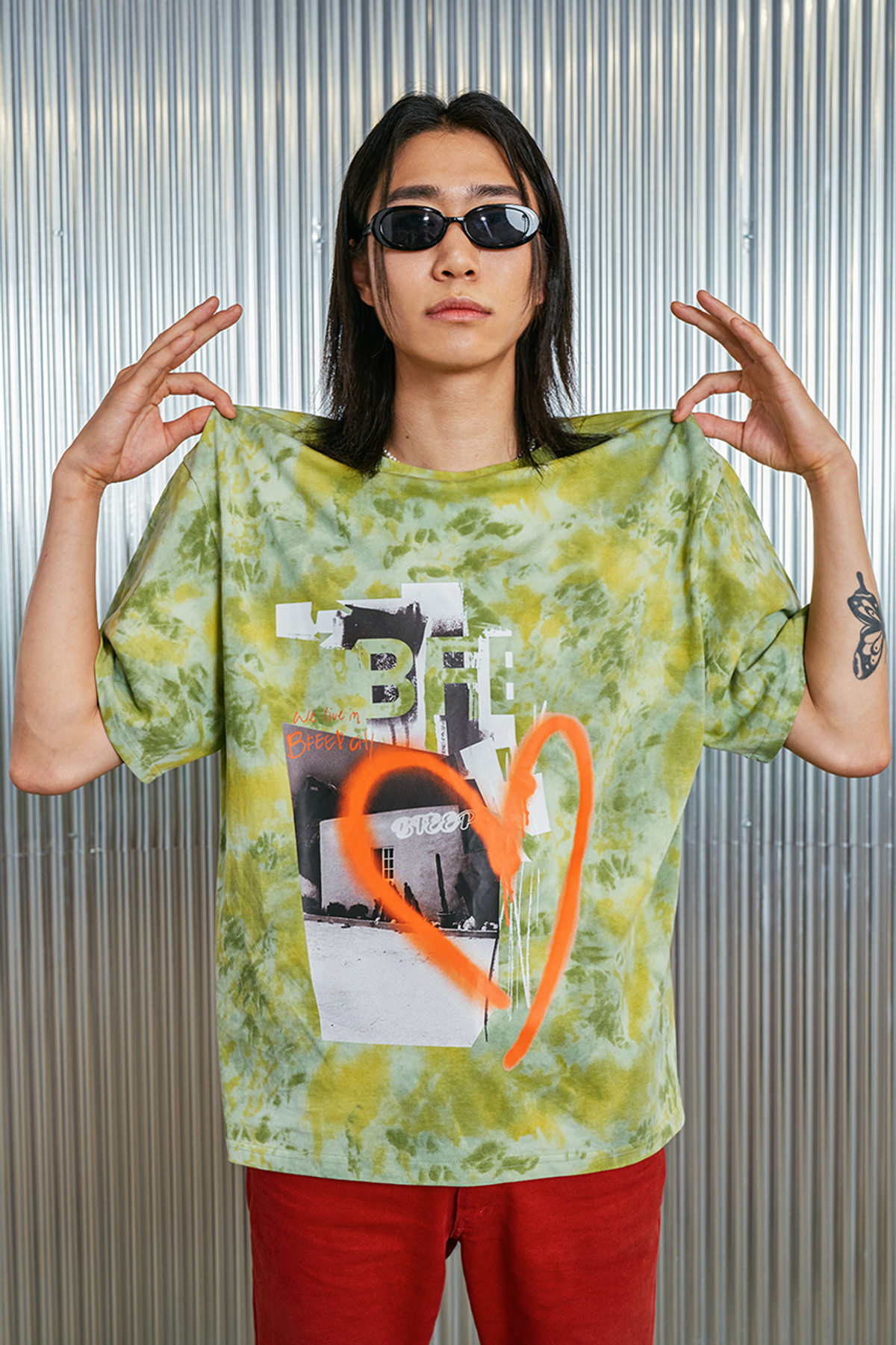 비피피(BFEEP) love city tee_ green