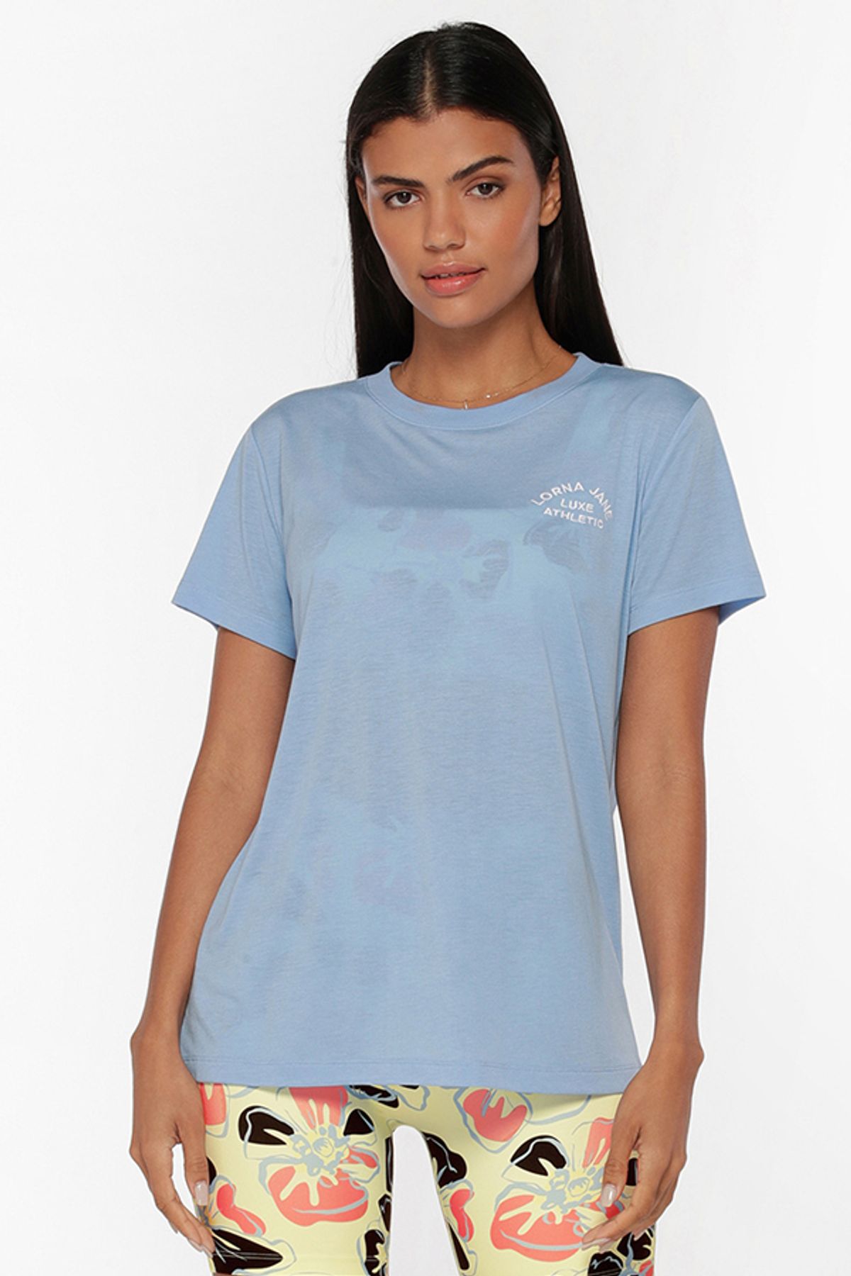 로나제인(LORNA JANE) LOTUS T-SHIRT MOONTIDE [LB0380]