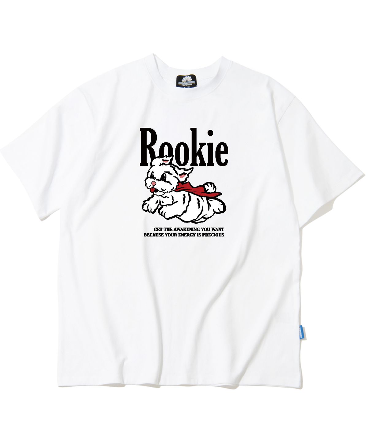 트립션(TRIPSHION) ROOKIE MALTESE GRAPHIC 티셔츠 - 화이트
