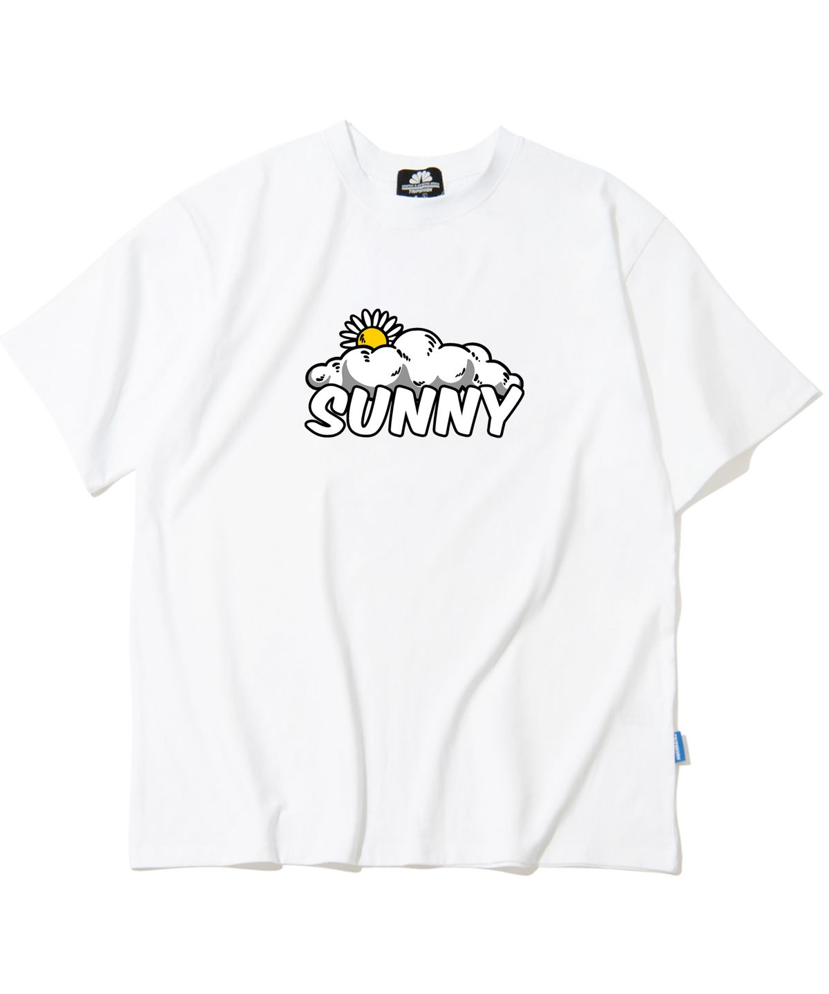 트립션(TRIPSHION) SUNNY & CLOUD GRAPHIC 티셔츠 - 화이트