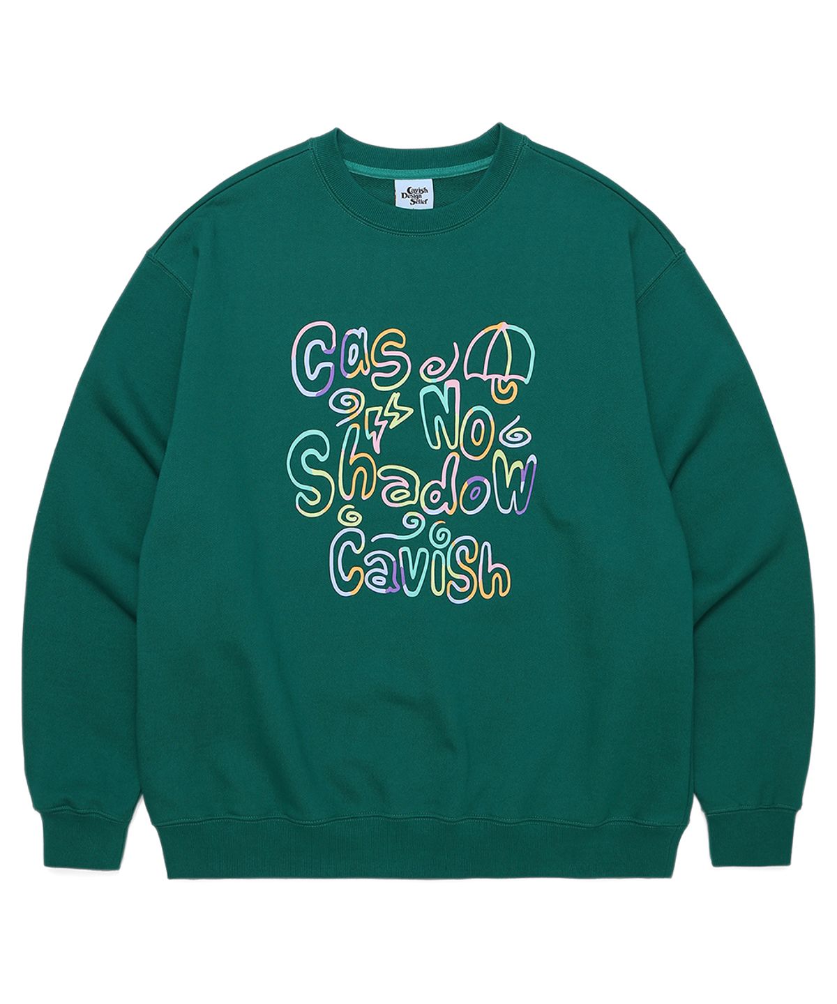 카비시(CAVISH) RAINBOW CRAYON SWEATSHIRT GREEN(CV2CFUM466A)