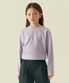 릴렉스드 크루 넥 긴소매 티셔츠 [라벤더]
