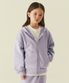 오버사이즈 후디드 스웨트 집업 [라벤더]