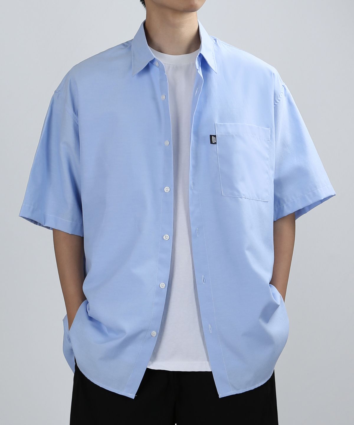 쟈니웨스트(JHONNY WEST) S.DOT OXFORD SHIRTS [CITYBOY.FIT] (Sky)