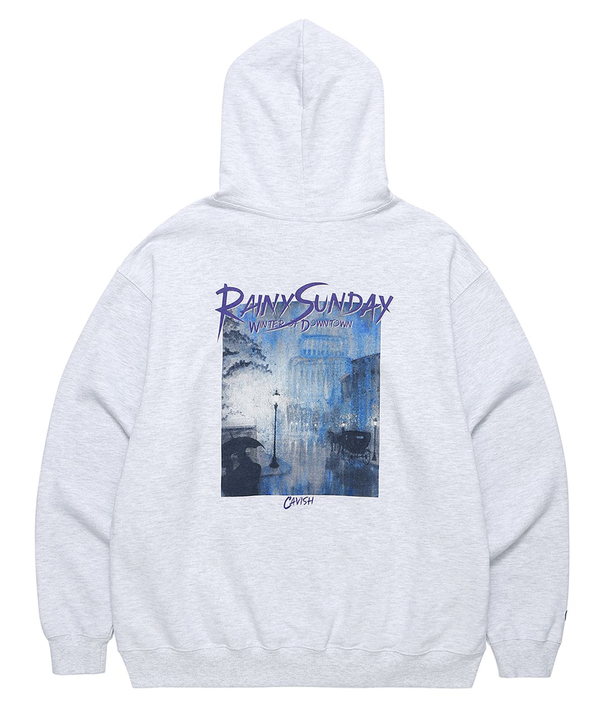 카비시(CAVISH) RAINY SUNDAY HOODIE LIGHT GREY(CV2CFUM404A)
