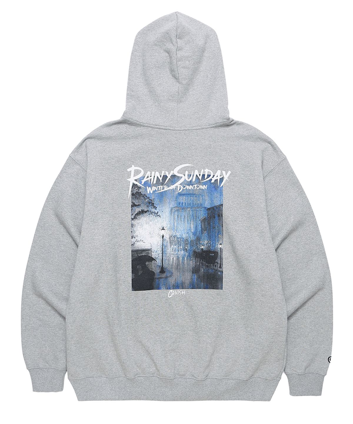카비시(CAVISH) RAINY SUNDAY HOODIE GREY(CV2CFUM404A)
