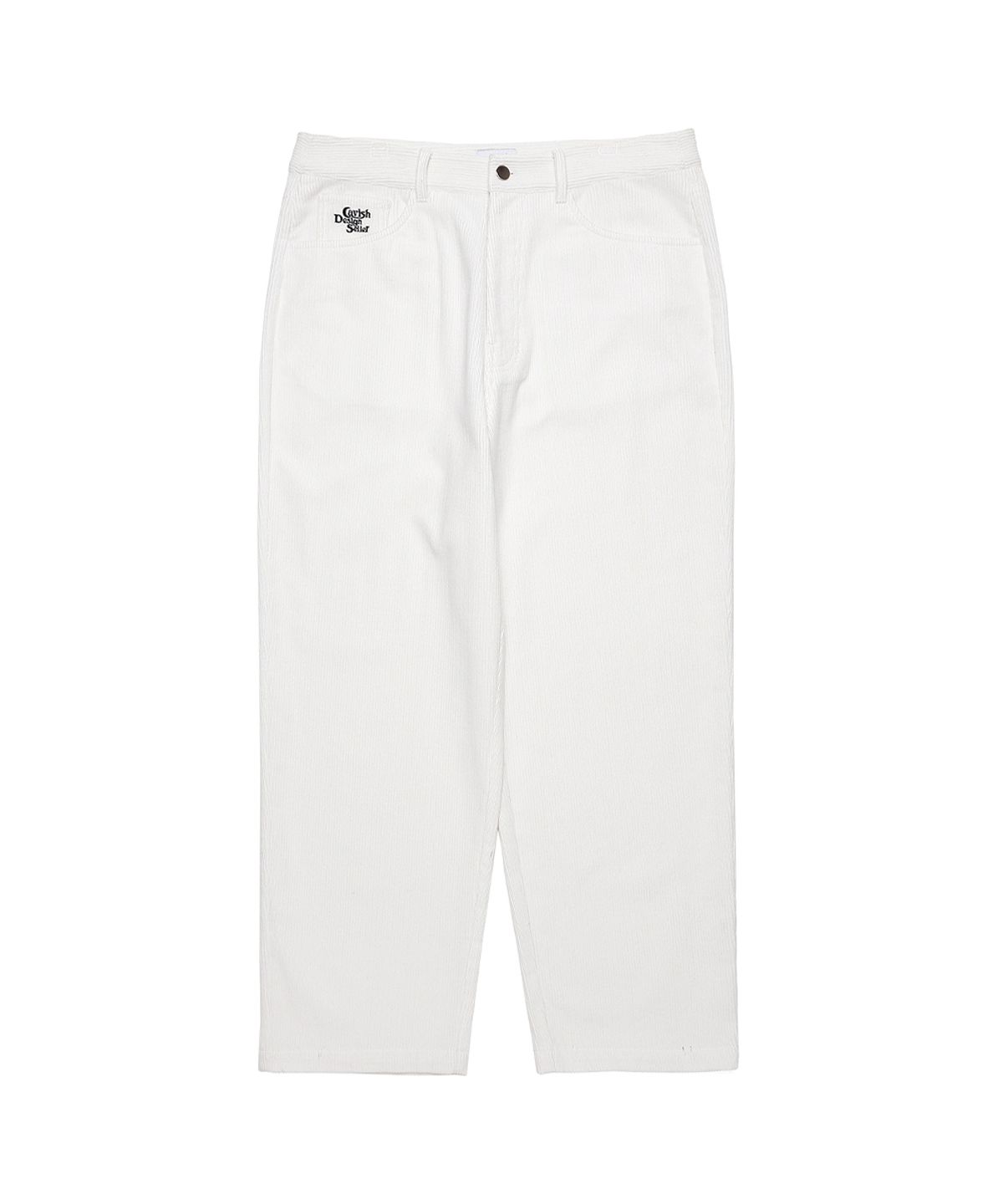 카비시(CAVISH) SELLER LOGO CORDUROY PANTS IVORY(CV2CFMPA12A)