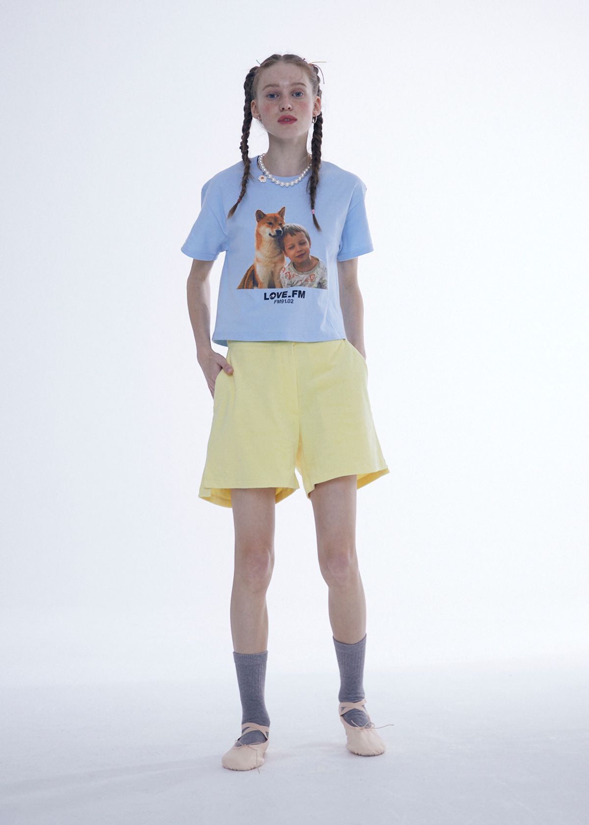 에프엠9102(FM91.02) TERRY PANTS_yellow