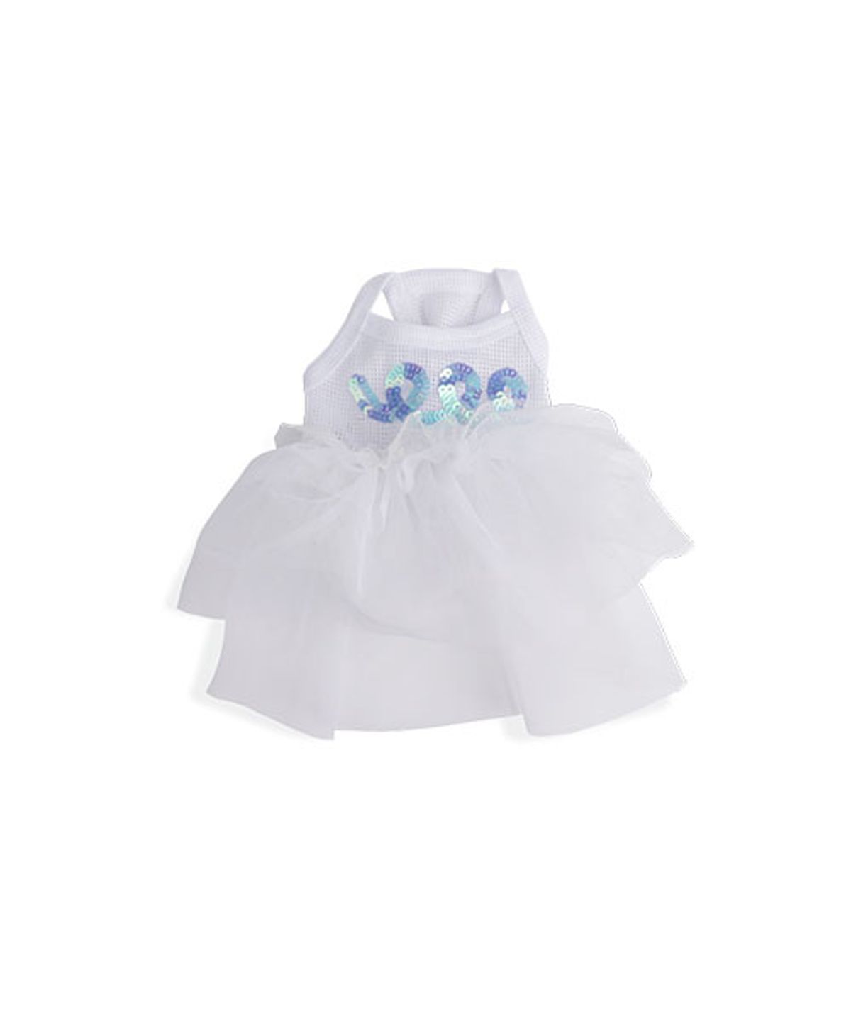 몽슈슈(MONCHOUCHOU) Sparkle Ballerina Dress White