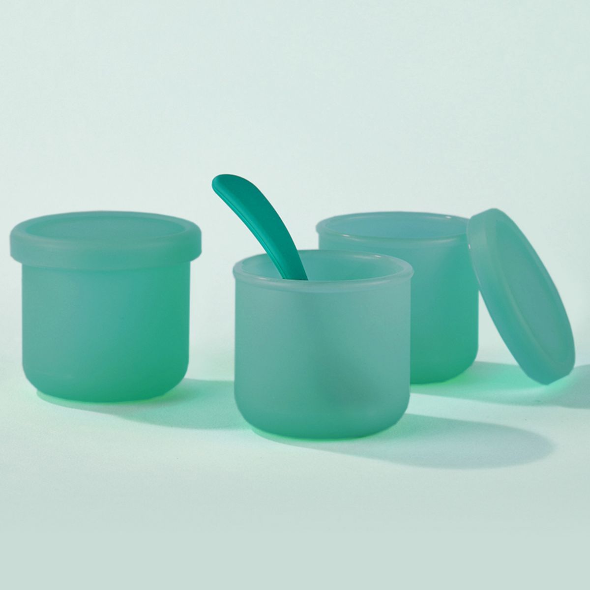 리본제이(REBORN.J) 폼폼 실리콘 밀폐용기 275ml 3Pack