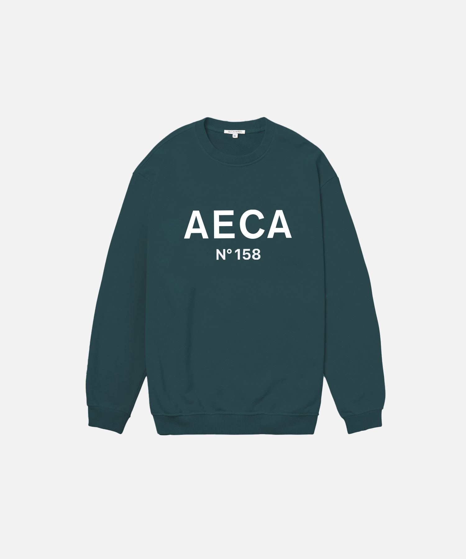 ◆AECA WHITE BIG LOGO SWEATSHIRT/3色◆ MUSINSA | AECA WHITE BIG LOGO SWEATSHIRT-TEAL