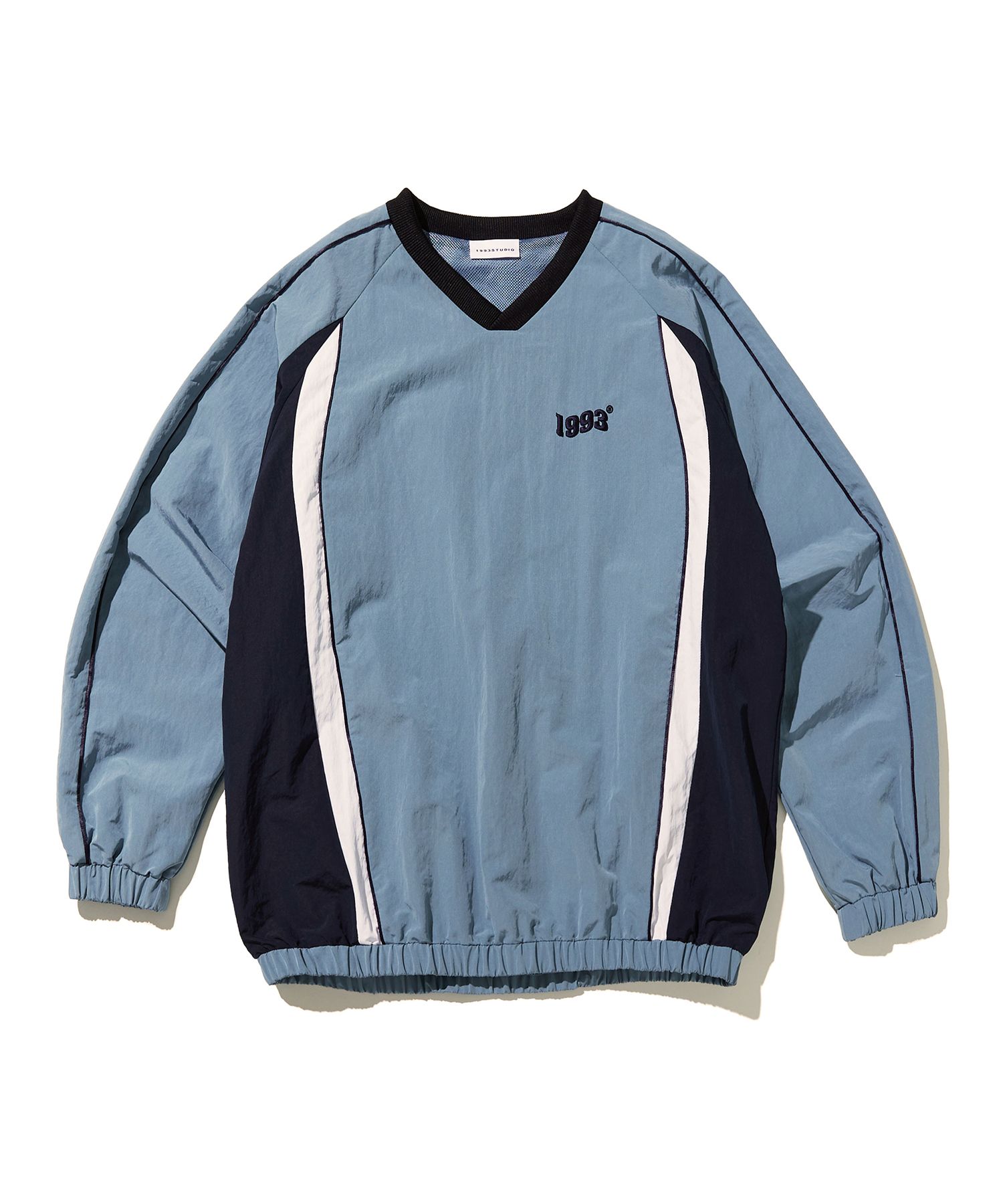 ●1993STUDIO●VINTAGE PIPING WINDBREAKER 男女兼用 大人気 MUSINSA公式 | 1993STUDIO Vintage Piping Windbreaker_Blue