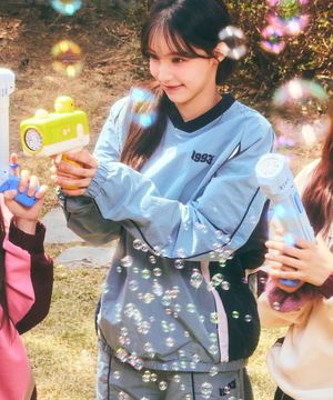 빈티지 파이핑 윈드브레이커_블루