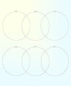 92.5 실버 스레드 목걸이