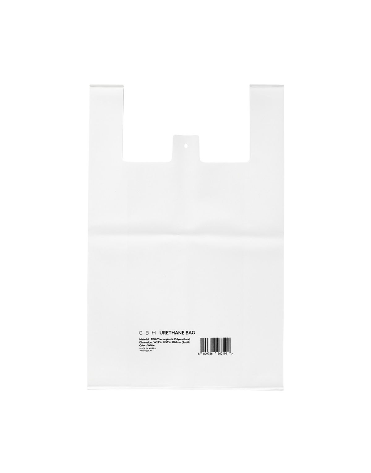 지비에이치 홈(GBH HOME) URETHANE BAG WHITE (2 SIZE) 우레탄백