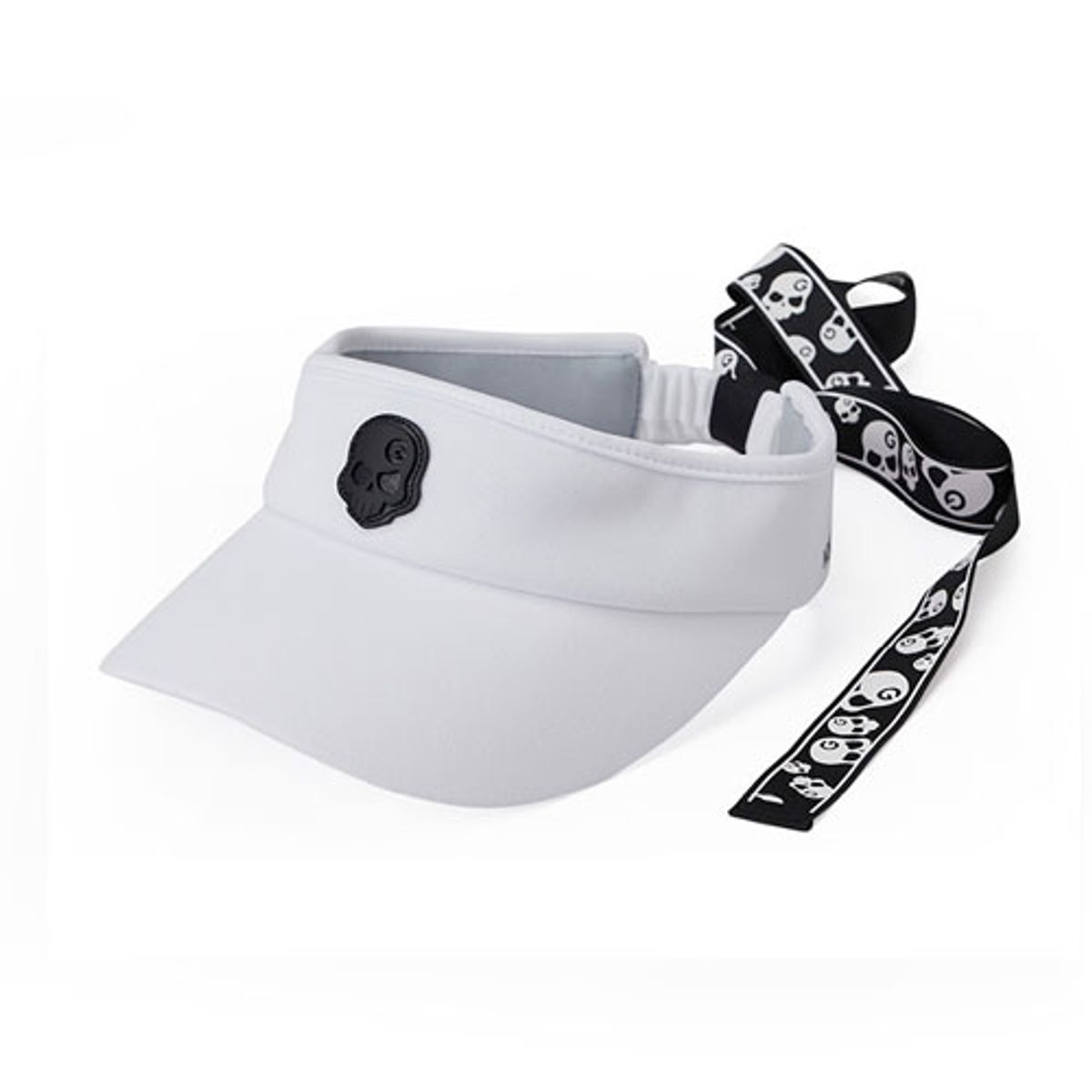 몬스터지(MONSTER G) WOMAN VISER CAP(여자 리본 썬캡) 화이트 MC22WV-69