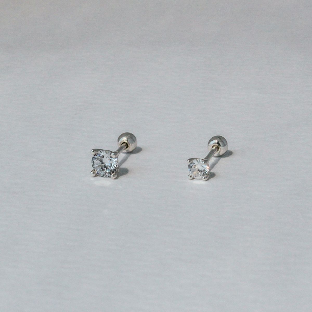포스트루드(POSTLUDE) [SILVER] SV CZ PIERCING (2 SIZE)