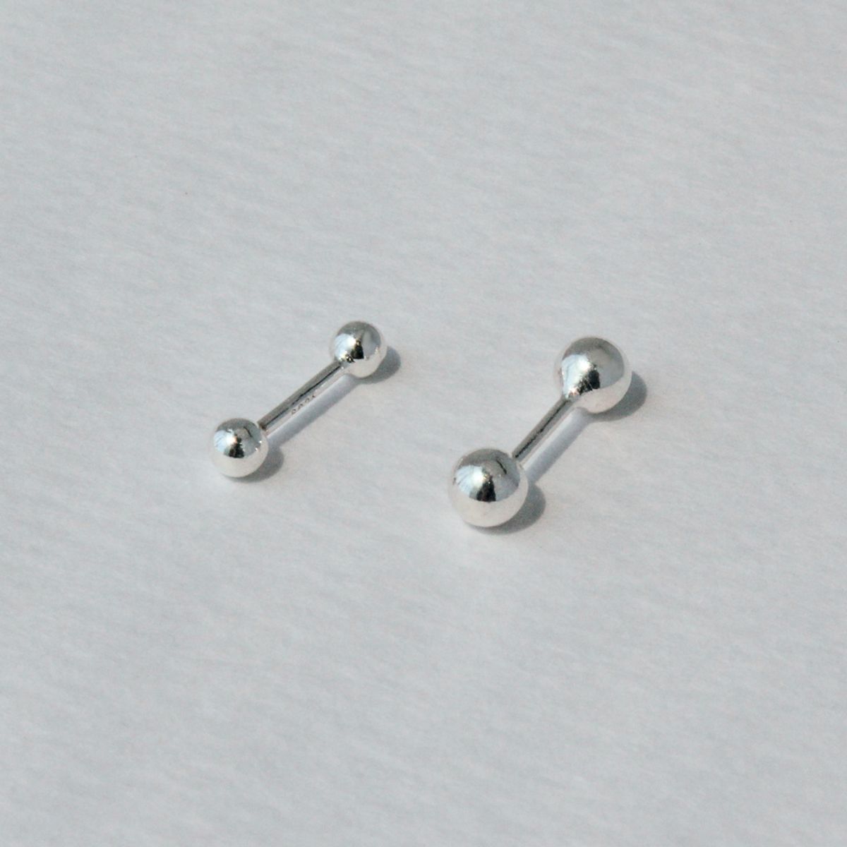 포스트루드(POSTLUDE) [SILVER] SV BALL PIERCING (2 SIZE)