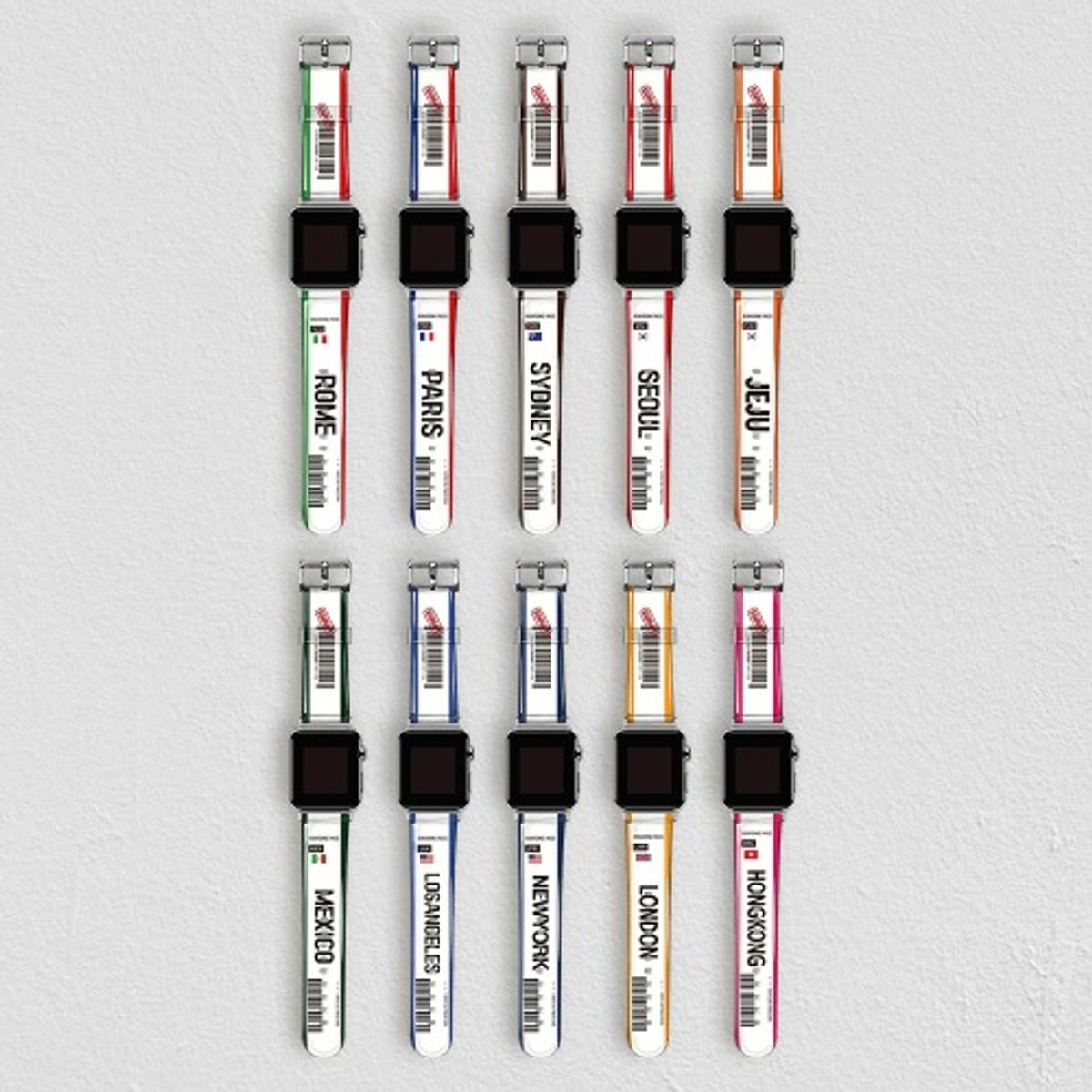 엠픽(MPEAK) 항공권 Ver.1 PVC 워치 스트랩(UV)