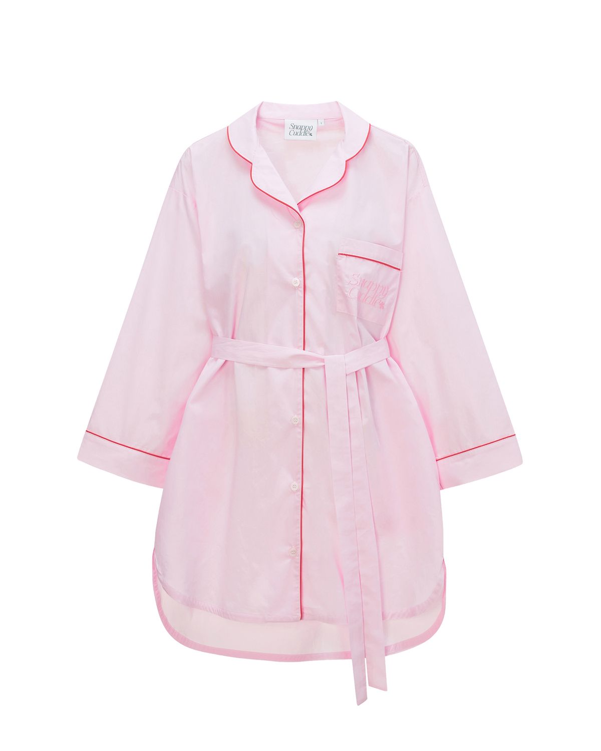 스내피커들(SNAPPY CUDDLE) Gentle Taste Long-shirts (Primrose Pink)