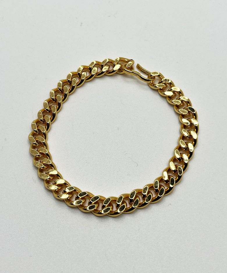 [팔찌][써지컬스틸]1202DC Chain Bracelet Gold