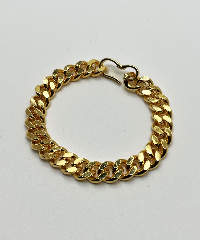 [팔찌][써지컬스틸]1252DC Chain Bracelet Gold