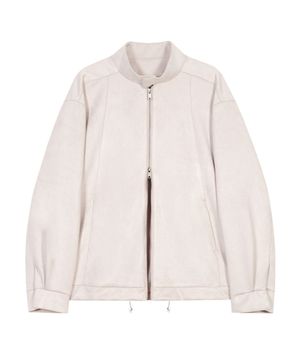 IRO163 차이나 스티치 스웨이드 자켓 아이보리