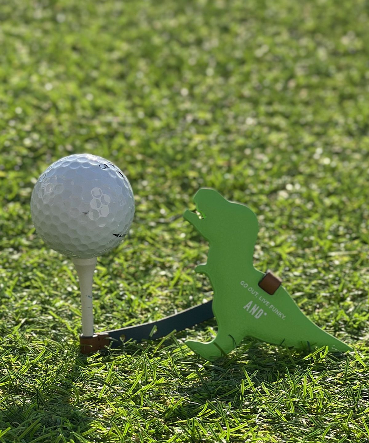 앤드 골프(AND GOLF) Buddy Charm Green Dinosaur
