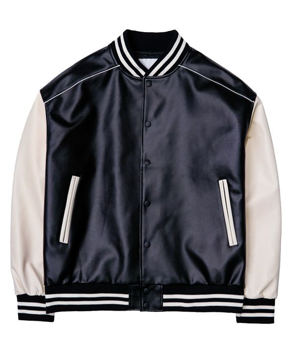 【VETEZE】22FW★ V Logo Lining Varsity Jacket VETEZE(ベテゼ) - V Logo Lining Varsity Jacket – einz.jp