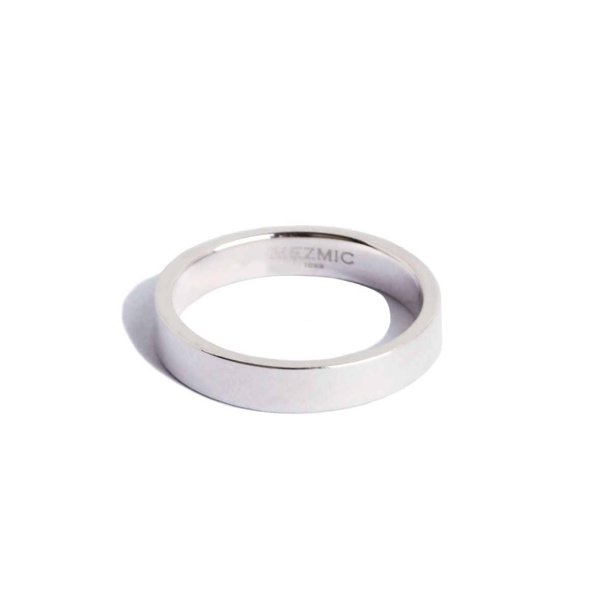 매즈믹(MEZMIC) 4mm 베이직 실버 반지