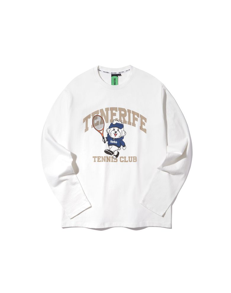 S223TS17 테린이 토토 긴팔 티셔츠 (WHITE)