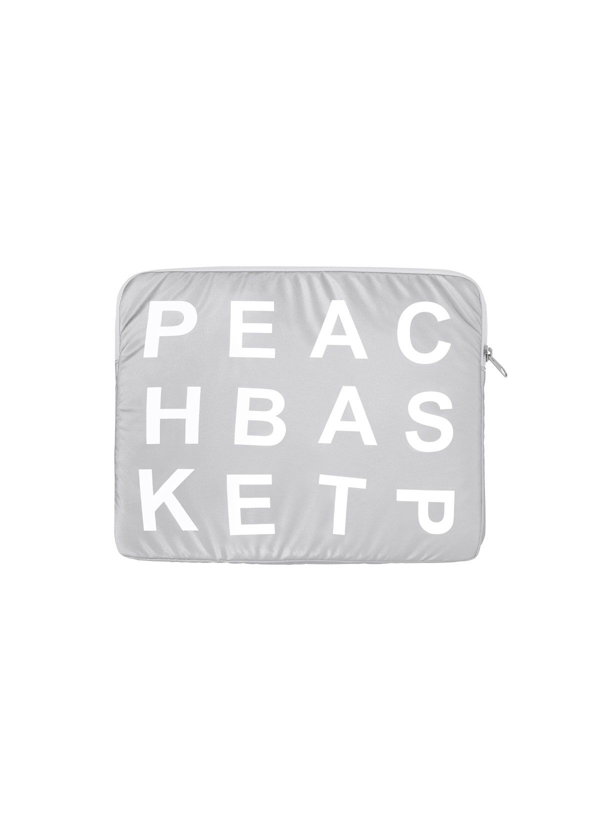 피치바스켓마켓(PEACH BASKET MARKET) p.b laptop pouch (silver)