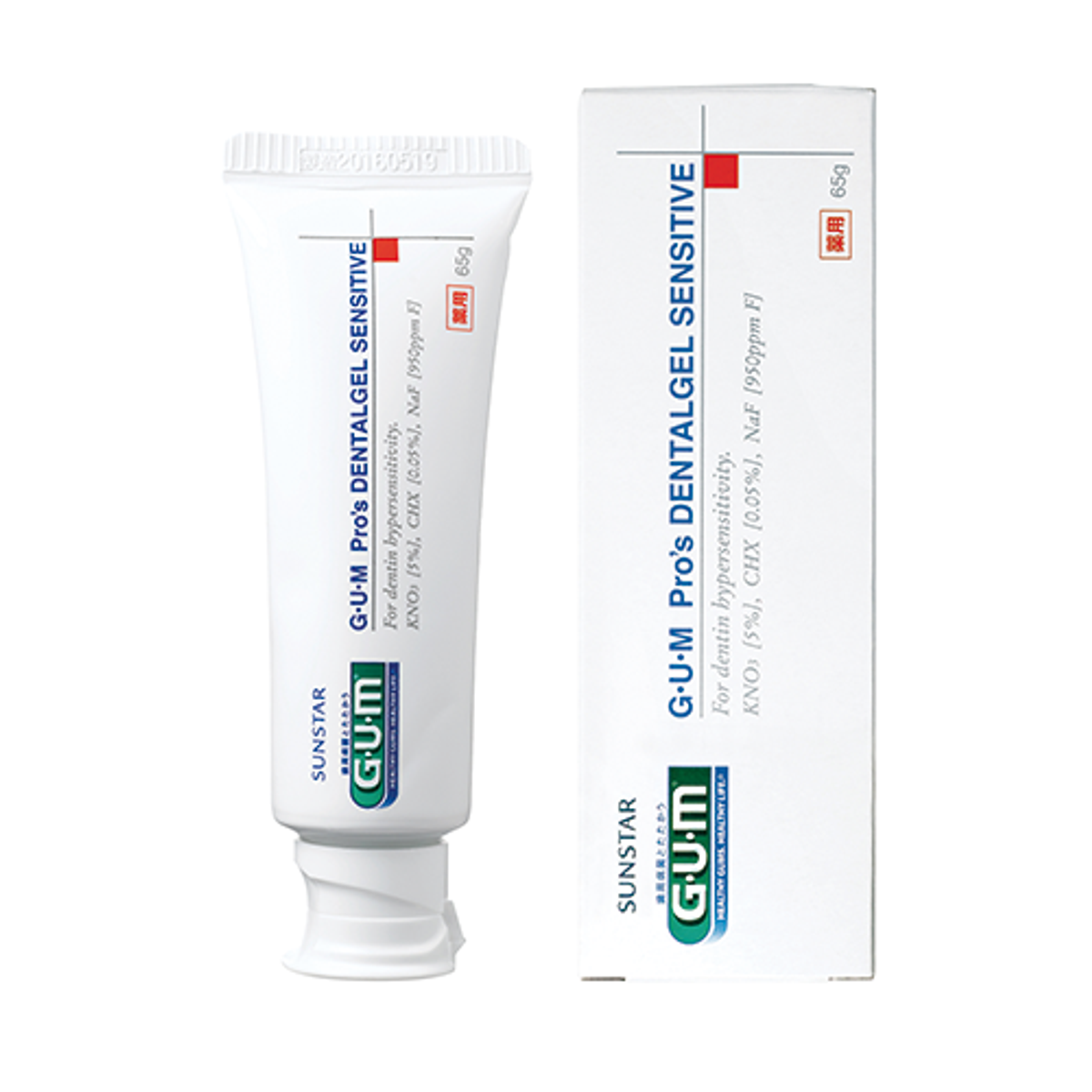 검(GUM) 검덴탈겔에스이 저자극 시린이 치약(65g) SE 2개입